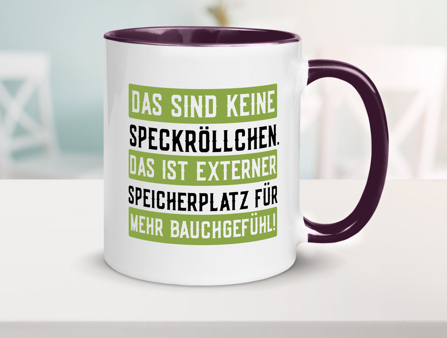 Keine Speckröllchen | Softwareentwickler PC Körperfülle Geschenkidee Humor Tasse