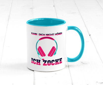 Kann dich nicht hören ich Zocke | Gamer Zocken Zocker Geschenkidee Humor Tasse