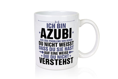 Löse Probleme: Azubi | Ausbildung Lehre Lehrling Humor Geschenkidee Tasse