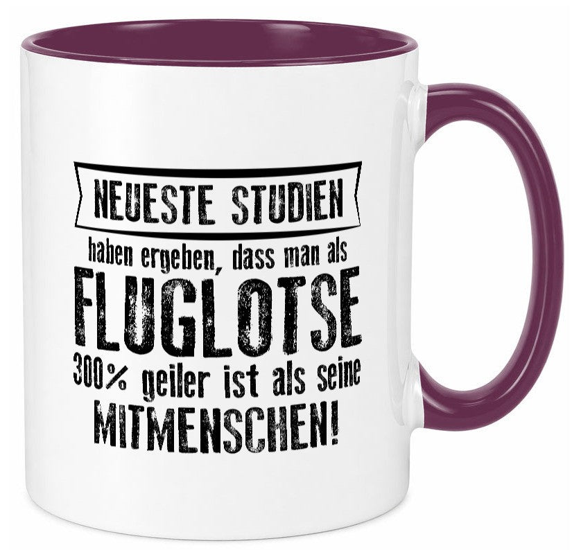 Neuste Studien: Fluglotse | Flugverkehr Flughafen Humor Geschenkidee Tasse