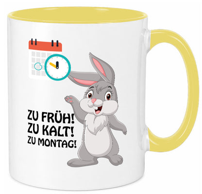 Kalter Montag Geschenkidee Humor Tasse