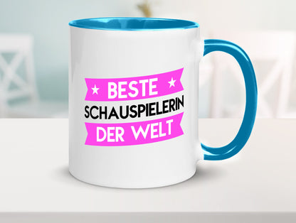 Beste Schauspielerin | Theater lustiger Spruch Geschenk Humor Geschenkidee Tasse