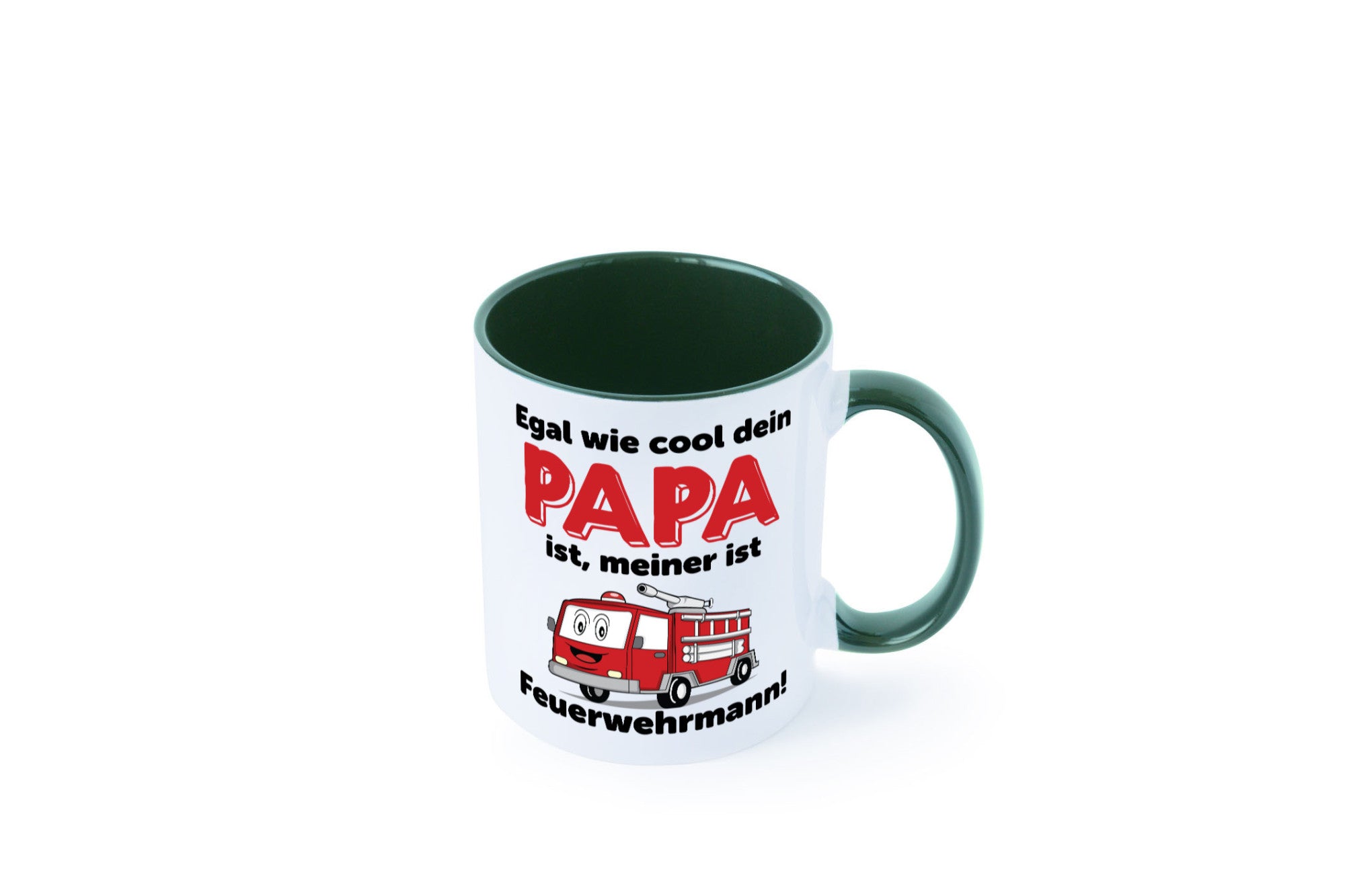 Cooler Papa | Feuerwehrmann Bester der Welt Humor Geschenkidee Tasse