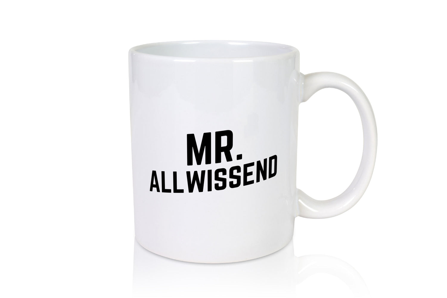 Mr. Allwissend | Lehrer besserwisser Humor Geschenkidee Tasse