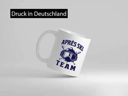 Apres Ski Team | Ski-Brille lustiger Spruch Geschenk Humor Geschenkidee Tasse