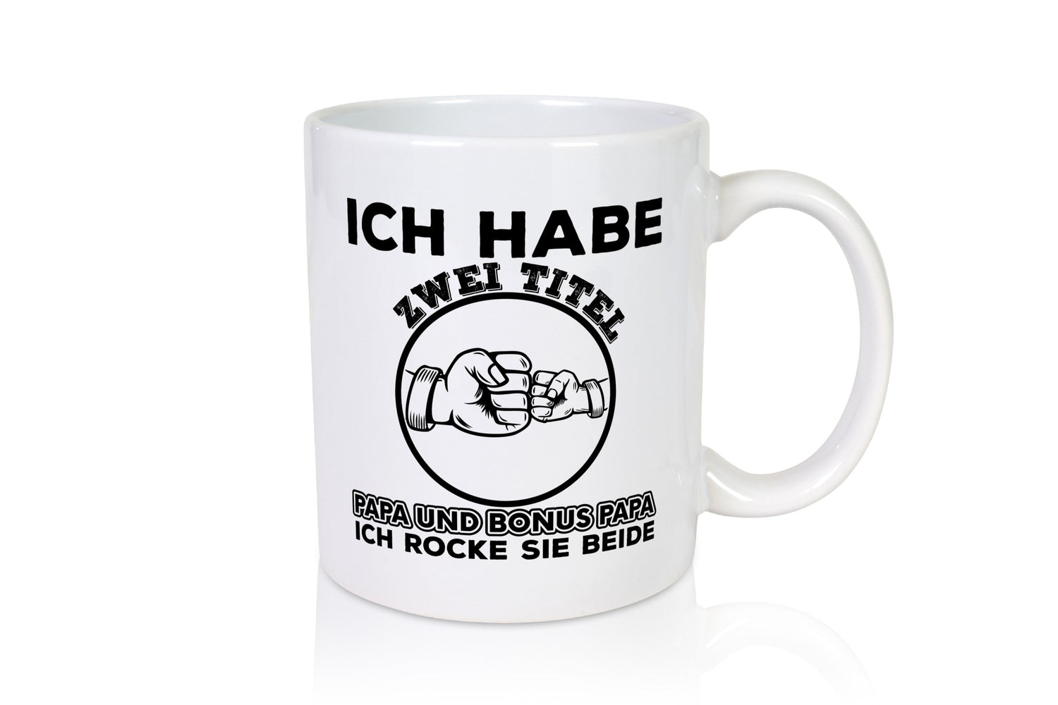 Papa und Bonus | Vater Tasse Männer Vatertag Geschenkidee Familie Humor