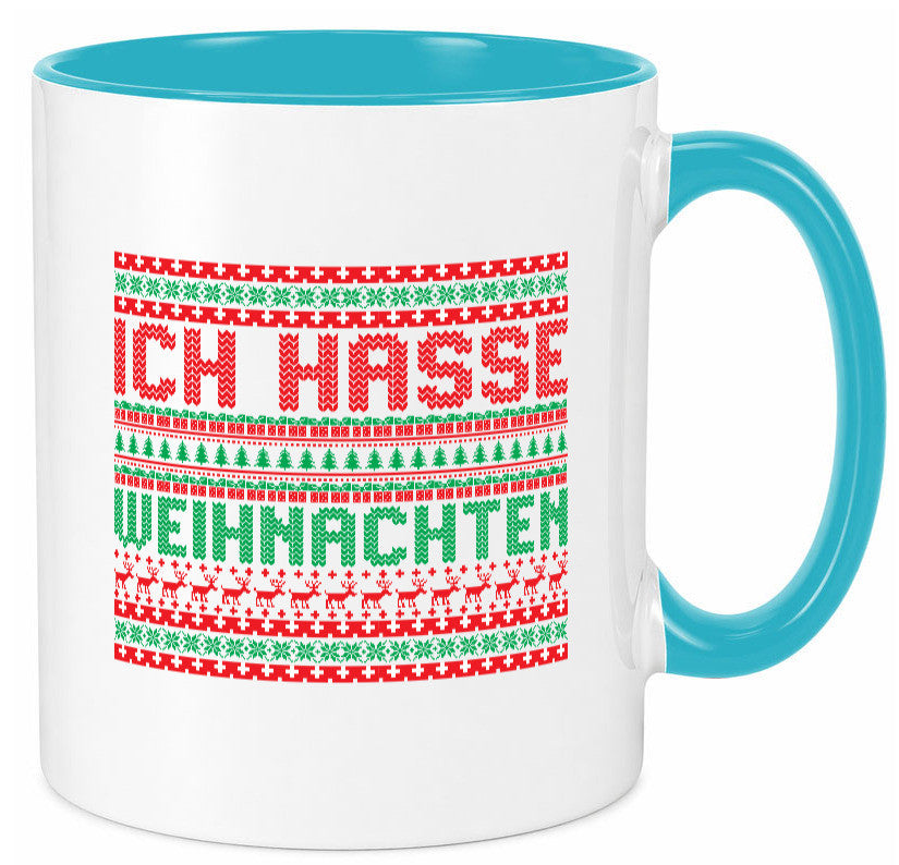 Ich Hasse Weihnachten | Ugly Christmas anti v2 Humor Geschenkidee Tasse