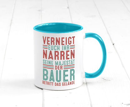 Verneigt euch: Bauer | Bauernhof Landwirtschaft v2 lustig Humor Geschenkidee