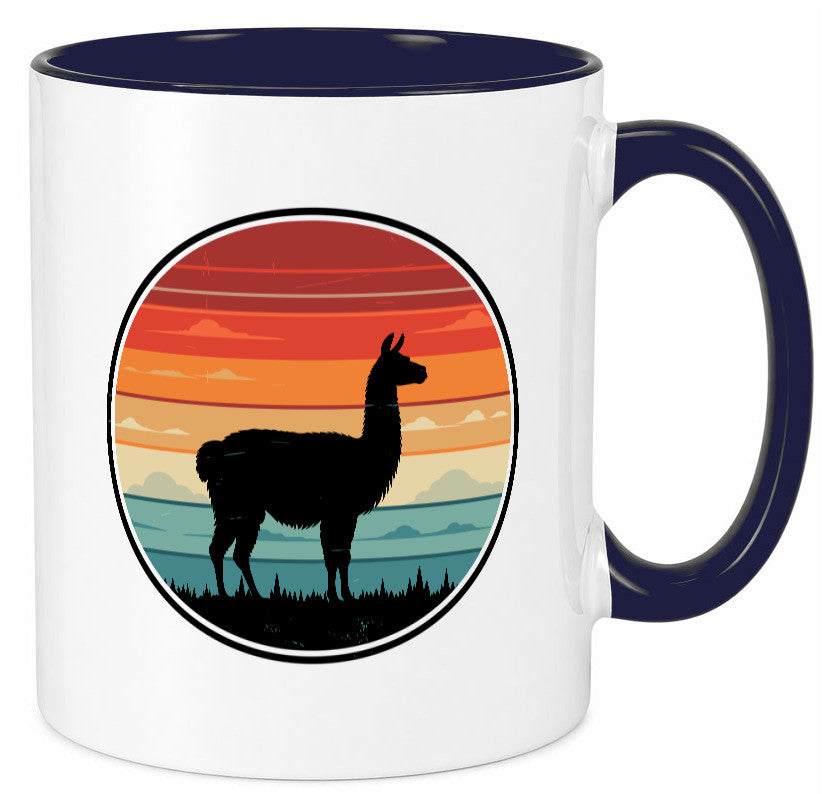 Lama | Alpaka Vintage Humor Geschenkidee Tasse