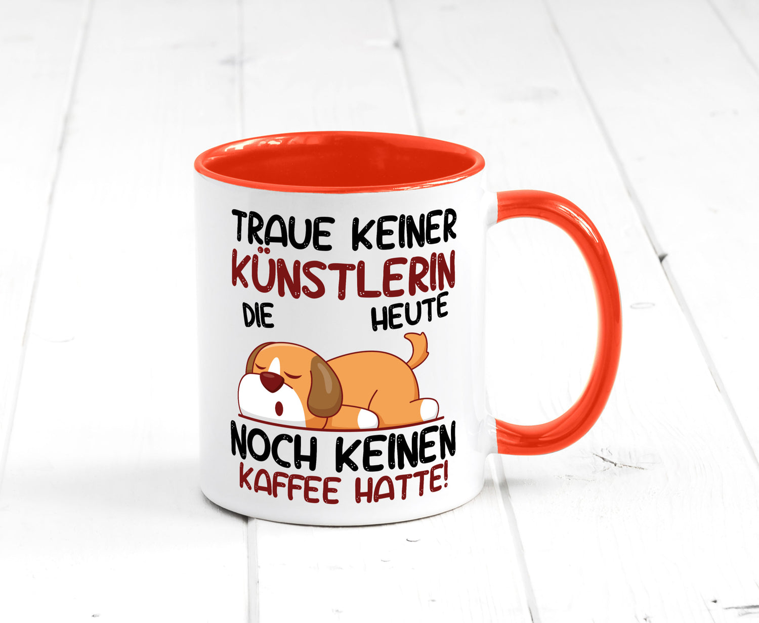 Traue keiner Künstlerin| Spruch lustig | Kunst lustiger Geschenk Humor