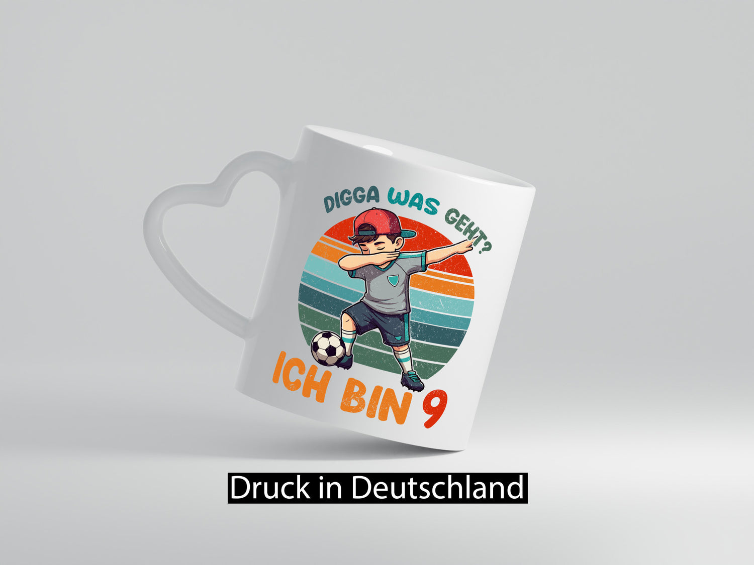 9. Geburtstag | 9 Jahre digga ich bin Dabbing Humor Geschenkidee Tasse