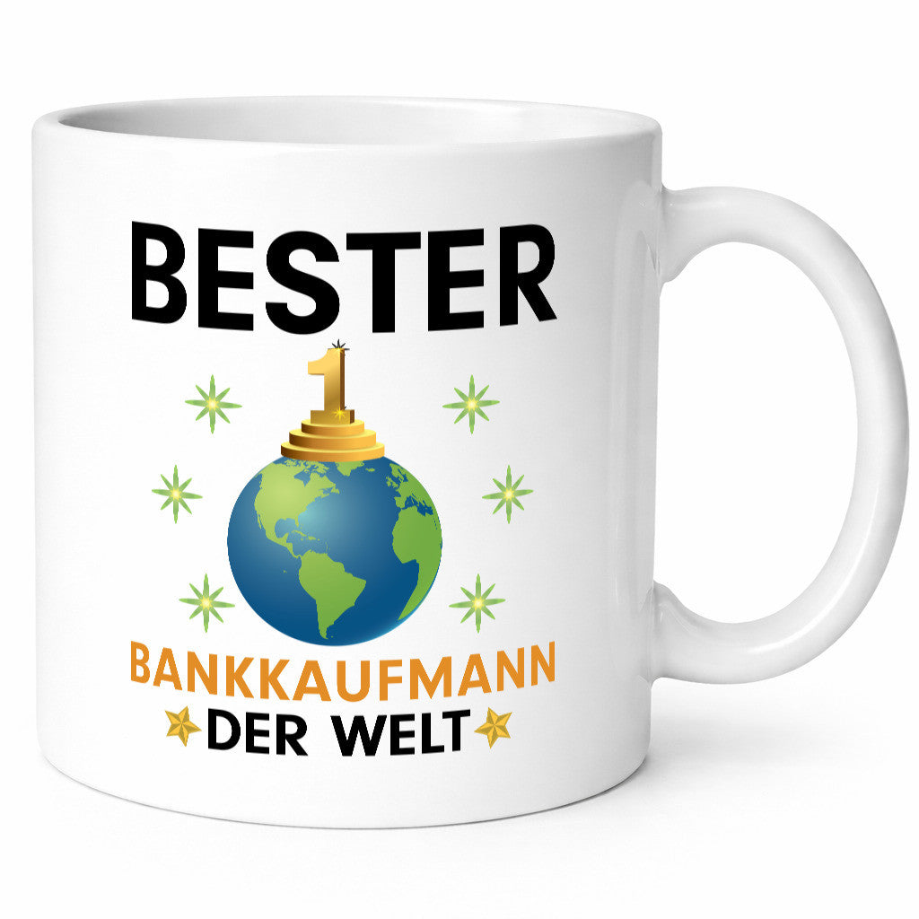 Welt Bester Bankkaufmann | Kaufmann Bank Kaufleute lustiger Spruch Geschenk Tasse