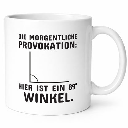 Morgentliche Provokation | Morgenmuffel Tasse Humor lustiger Spruch Geschenk