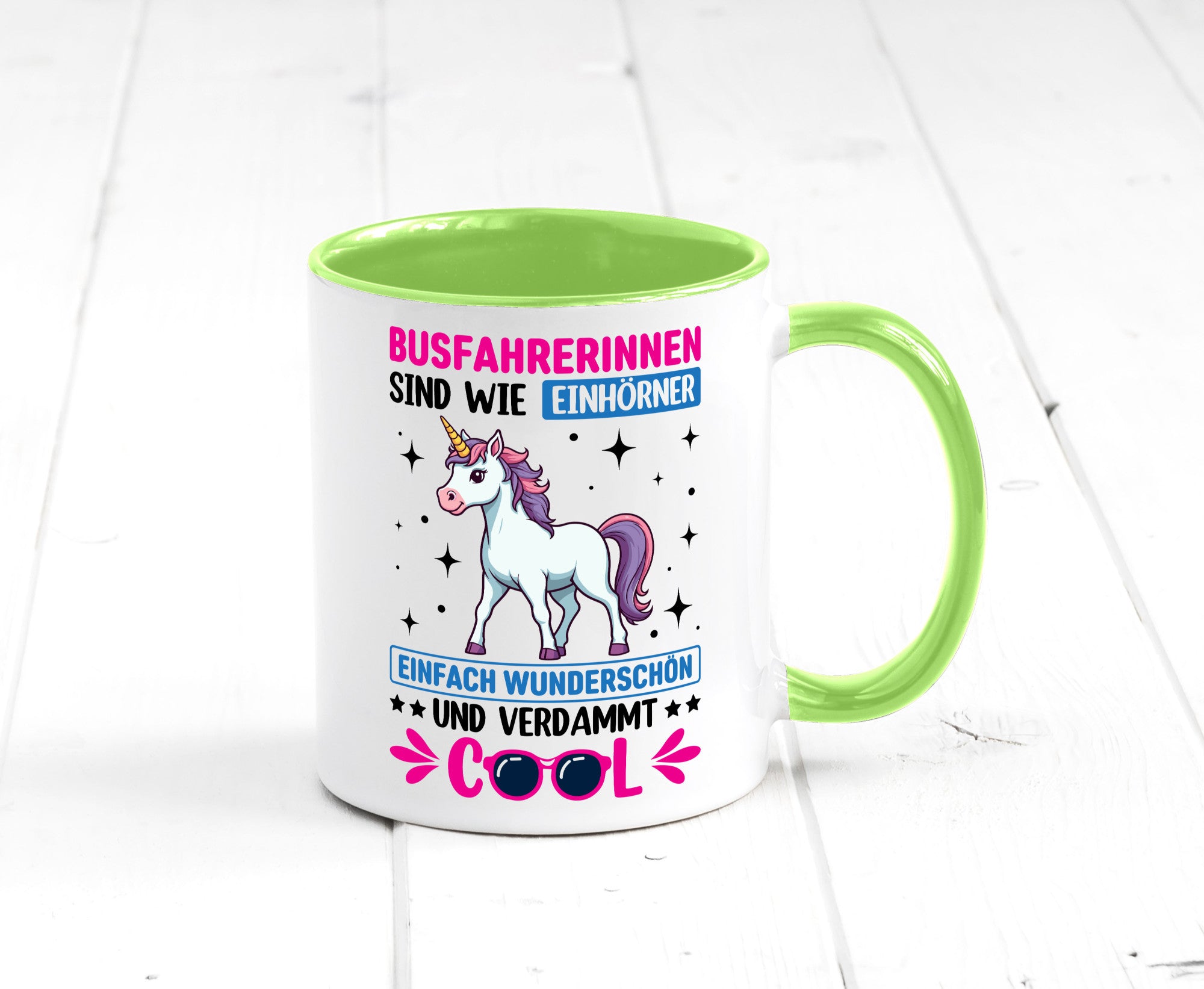 Bussfahrerinen sind wie einhorner | Einhorn Bussfahrerin Geschenkidee Humor