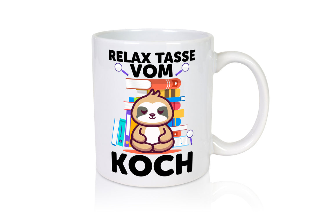 Relax Tasse: Koch | Chefkoch Geschenk Arbeit Kollegen Büro lustiger Spruch Tasse