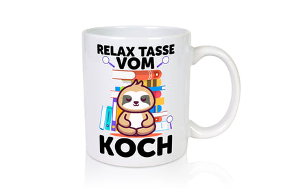 Relax Tasse: Koch | Chefkoch Geschenk Arbeit Kollegen Büro lustiger Spruch Tasse