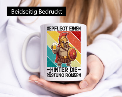 Gepflegt einen hinter die Rüstung römern | Bier trinken v2 lustiger Spruch