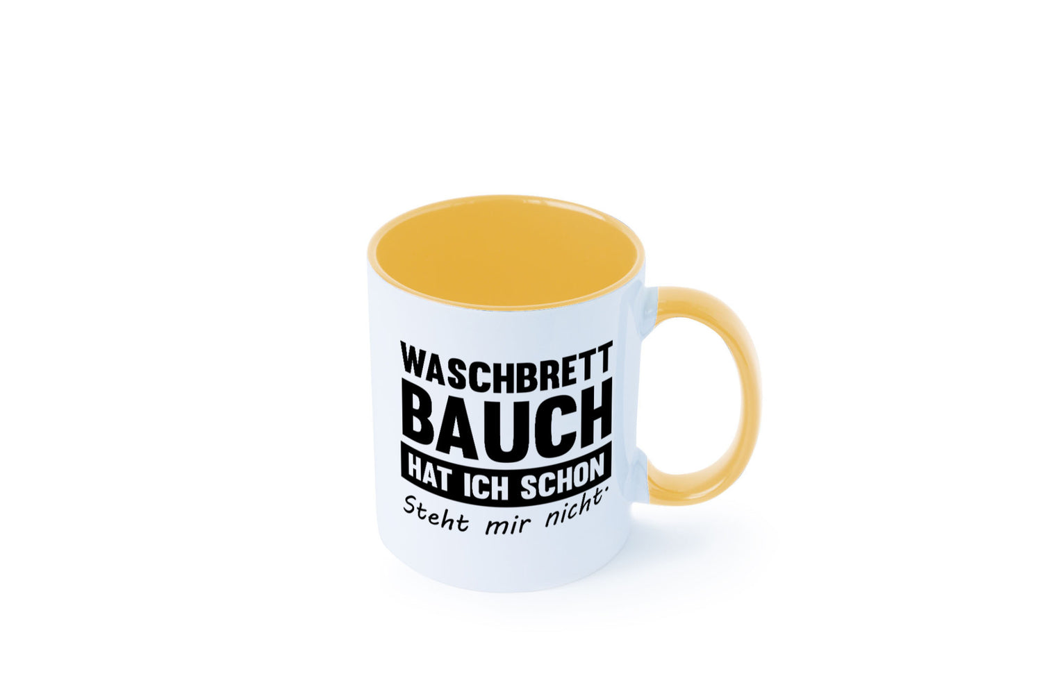 Waschbrettbauch steht mir nicht | Sixpack Gym lustiger Spruch Geschenk Humor