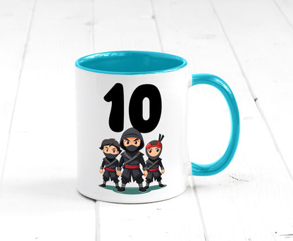 10. Geburtstag | 10 Jahre Ninja Humor Geschenkidee Tasse
