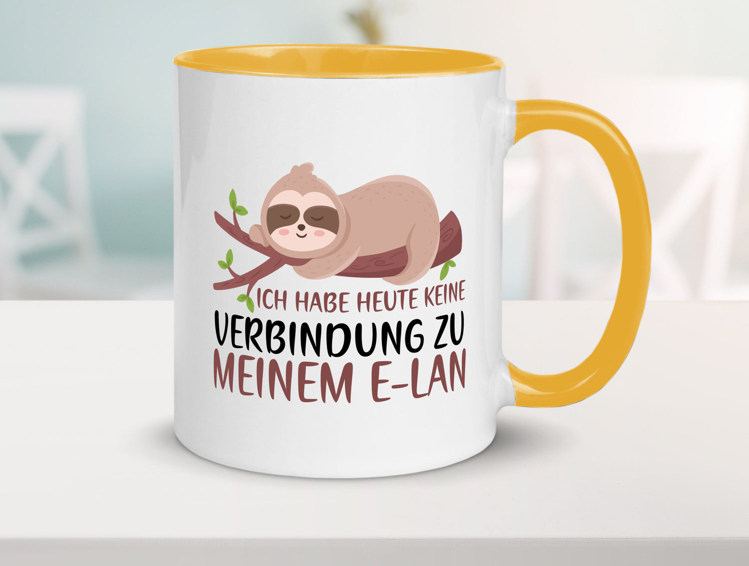 Verbindung zum Elan | WLAN Faultier Faulpelz Laufband Humor Tierliebhaber