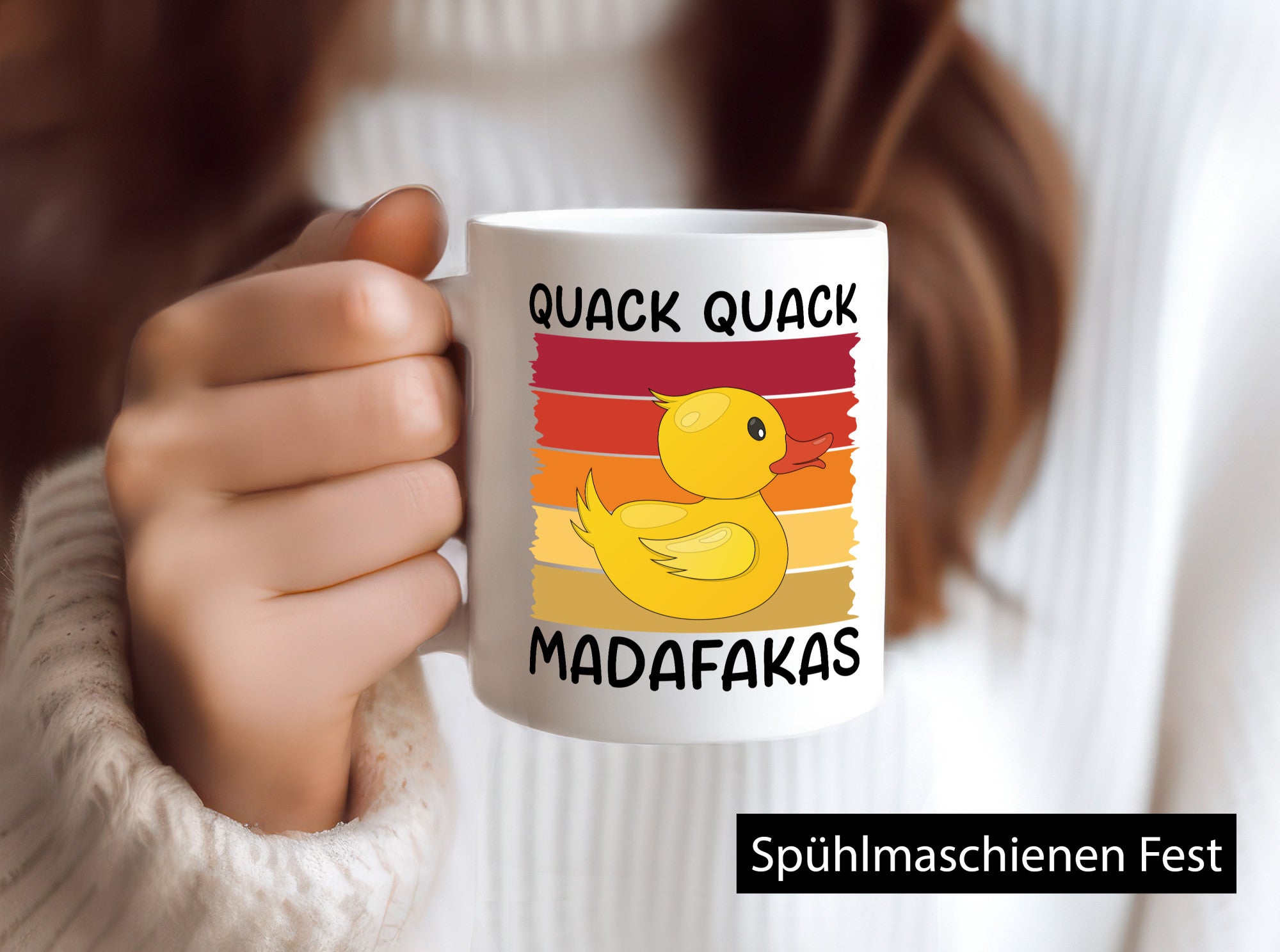 Quack Madafakas | Gummiente Ente Entchen v2 Humor Geschenkidee Tasse