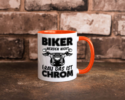 Biker werden nicht grau | Motorrradfahrer Tasse Humor Geschenkidee