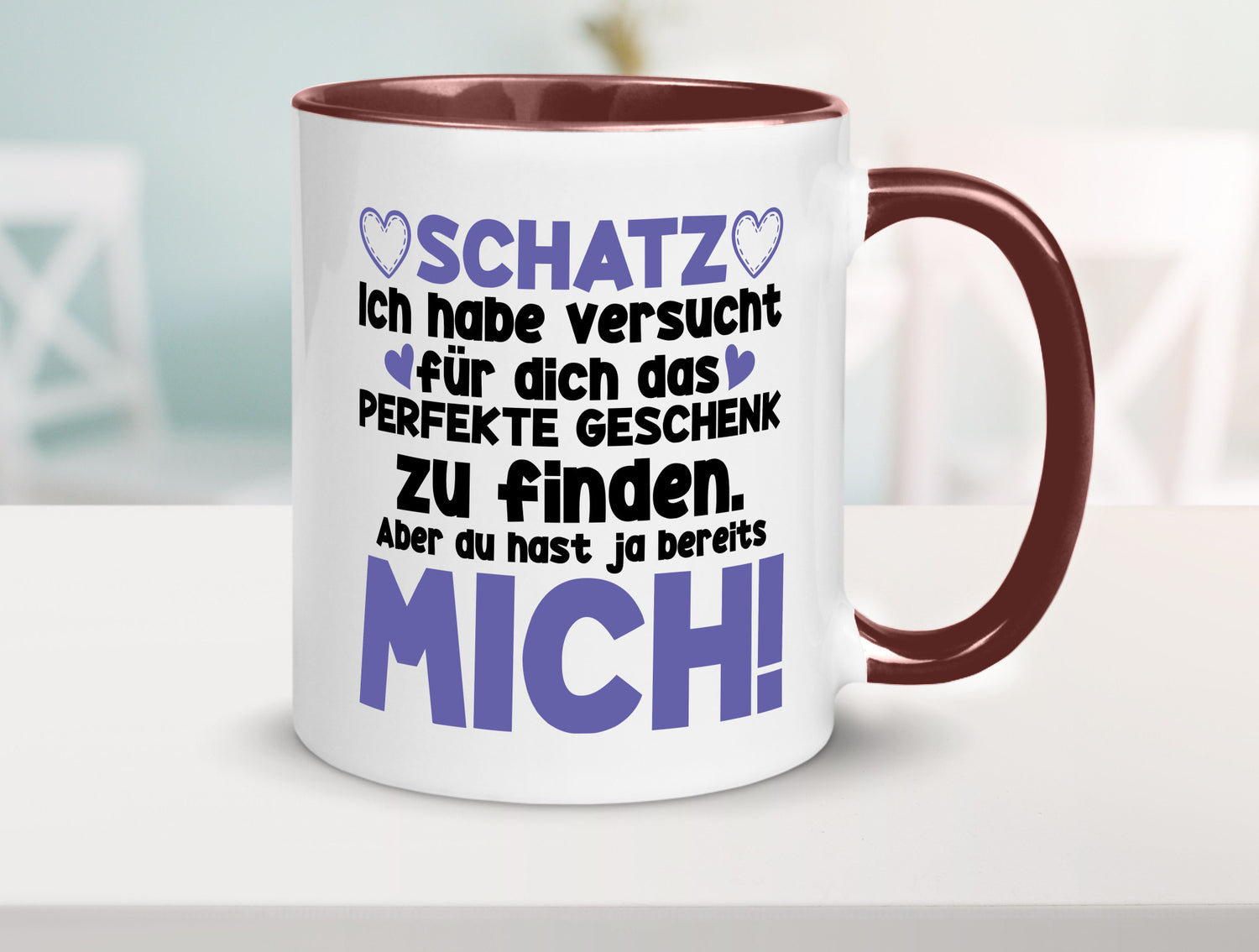 Schatz | Liebe Valentinstag Freund Freundin Herz Geschenkidee Humor Tasse