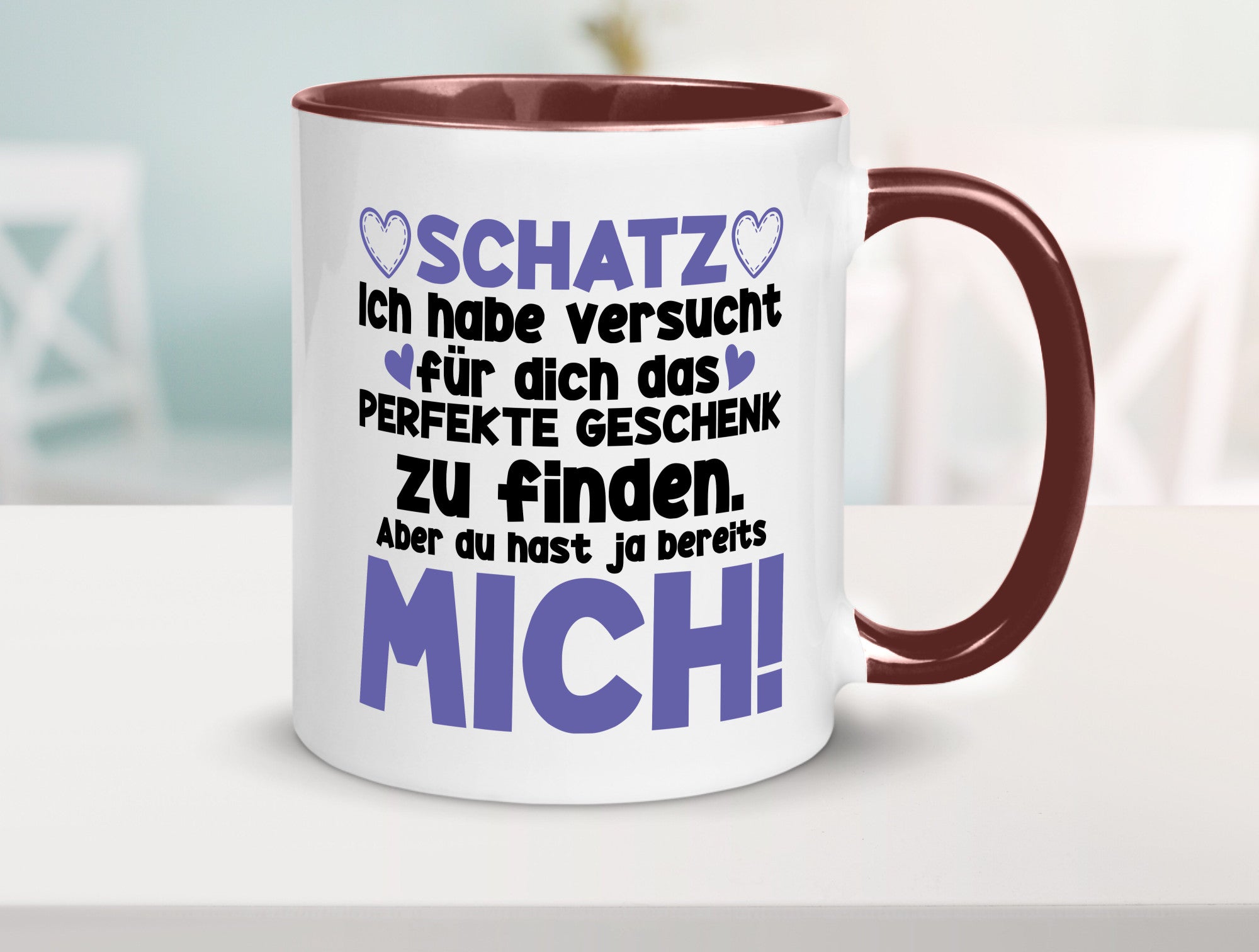 Schatz | Liebe Valentinstag Freund Freundin Herz Geschenkidee Humor Tasse