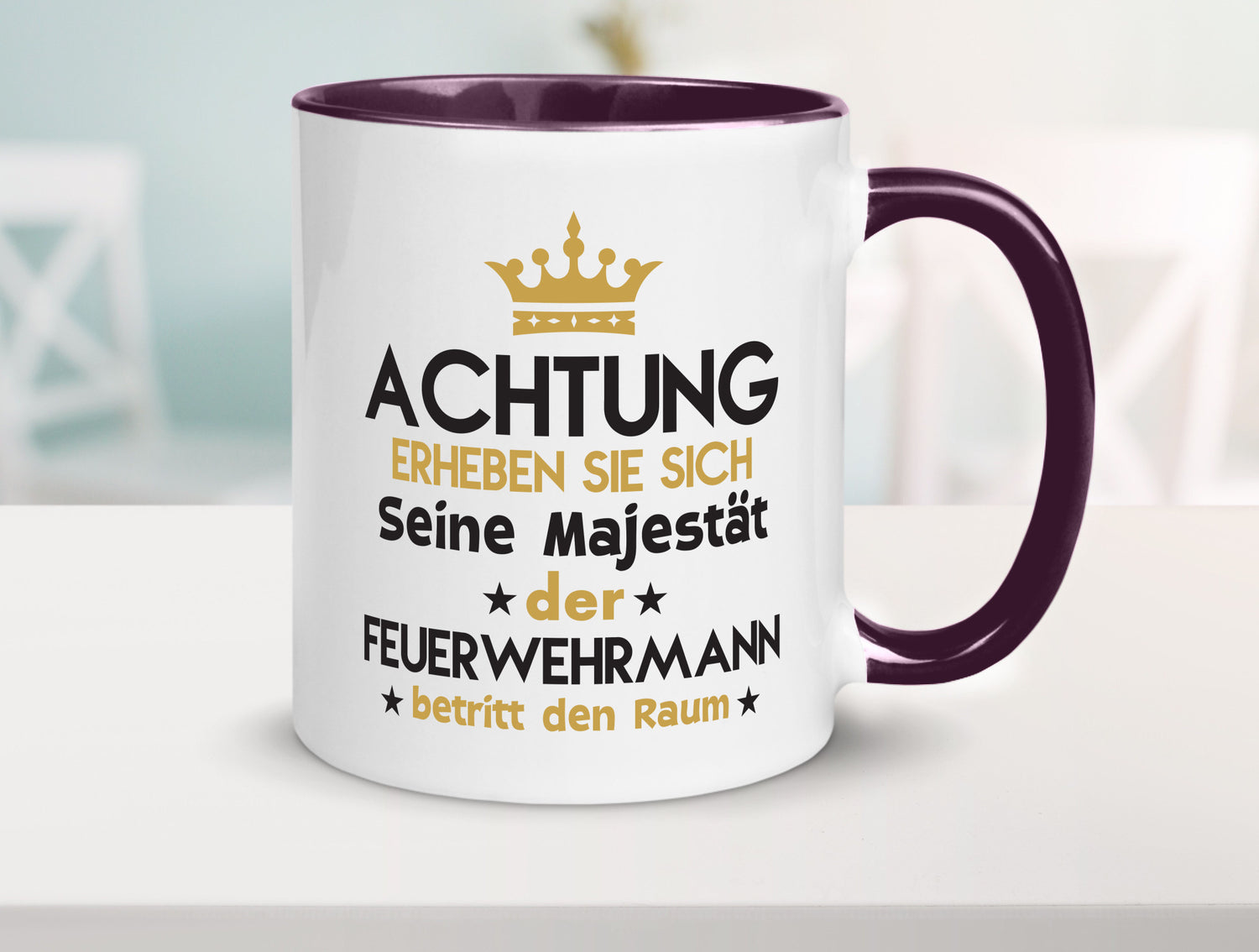 Seine Majestät Feuerwehrmann | Feuerwehr Geschenk Humor Geschenkidee lustiger