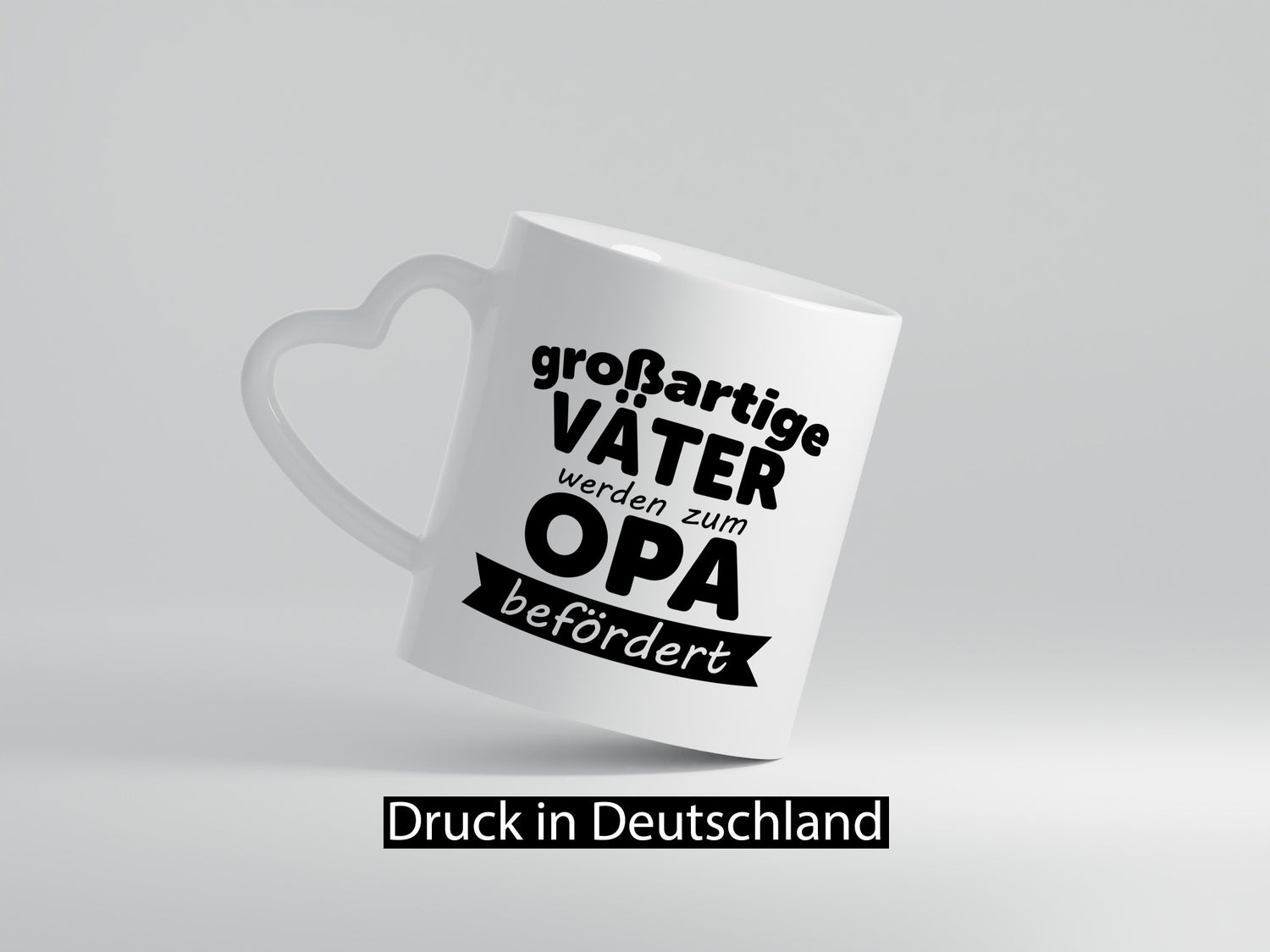 Großartige Väter zum Opa befördert | Geschenkidee Familie Humor Tasse