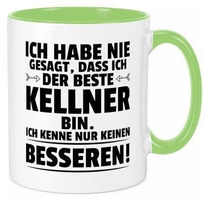 Der Beste Kellner | kellnern Bedienung lustiger Spruch Geschenk Humor Tasse