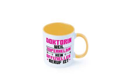 Superheldin Doktorin | Doktorand Doktortitel Geschenkidee Humor Tasse