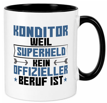 Superheld Konditor | Konditorei Humor Geschenkidee Tasse
