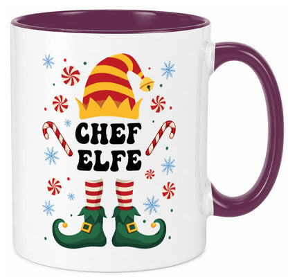 Chef Elfe | Weihnachten Weihnachts v2 lustiger Spruch Geschenk Arbeit Kollegen Tasse