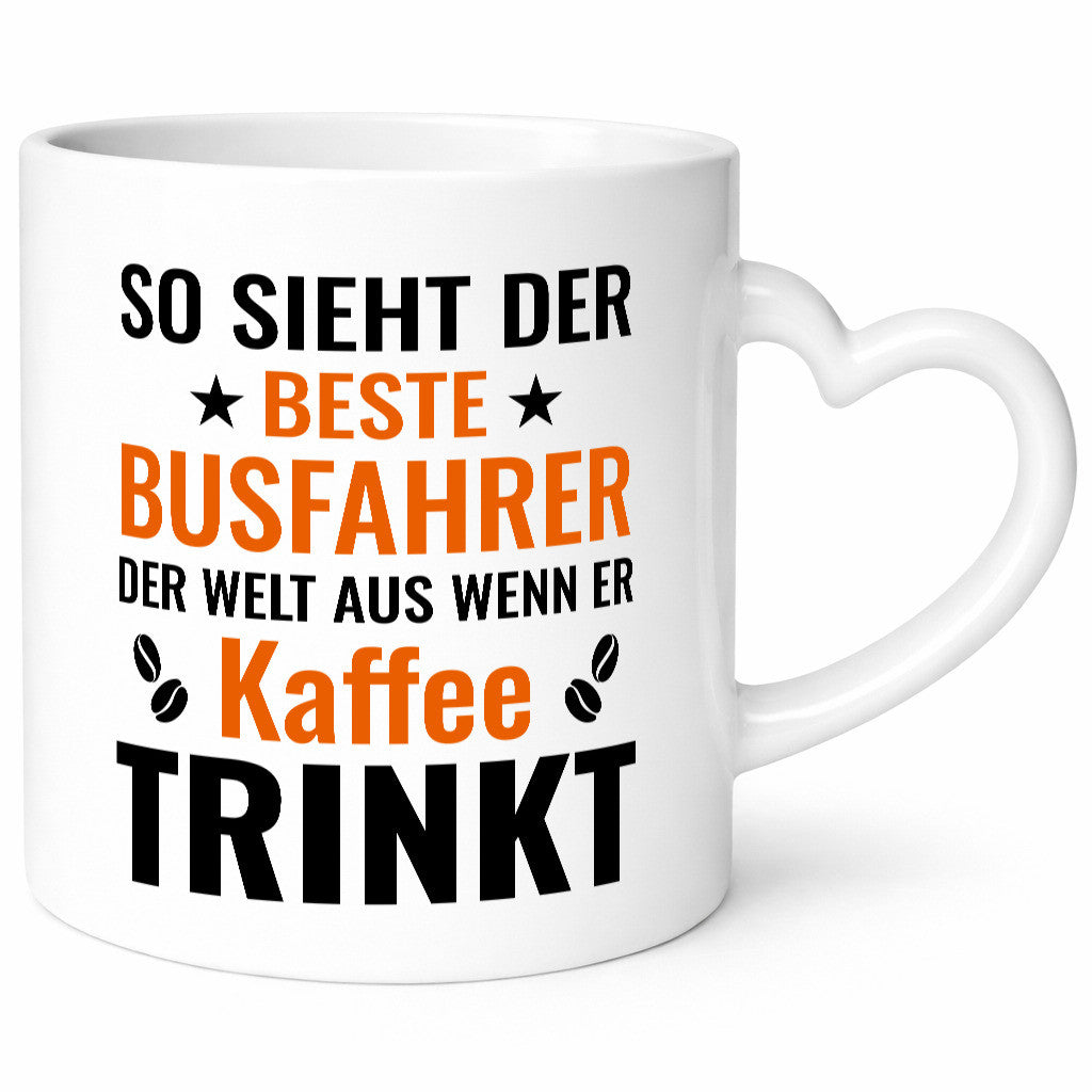 Kaffee trinkt: Busfahrer | Berufsfahrer Fahrer Geschenk Arbeit Kollegen Büro