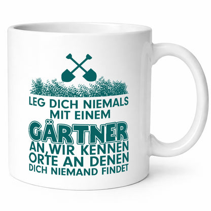 Gärtner Spruch | Statement Tasse Gartenarbeit Humor Geschenk Arbeit Kollegen