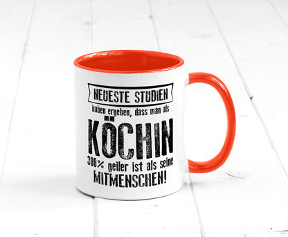 Neuste Studien: Köchin | Chefköchin Chefkoch Geschenk Arbeit Kollegen Büro