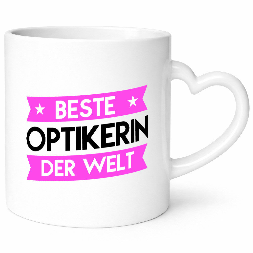 Beste Optikerin | Augenoptik Geschenk Humor Geschenkidee lustiger Spruch Tasse