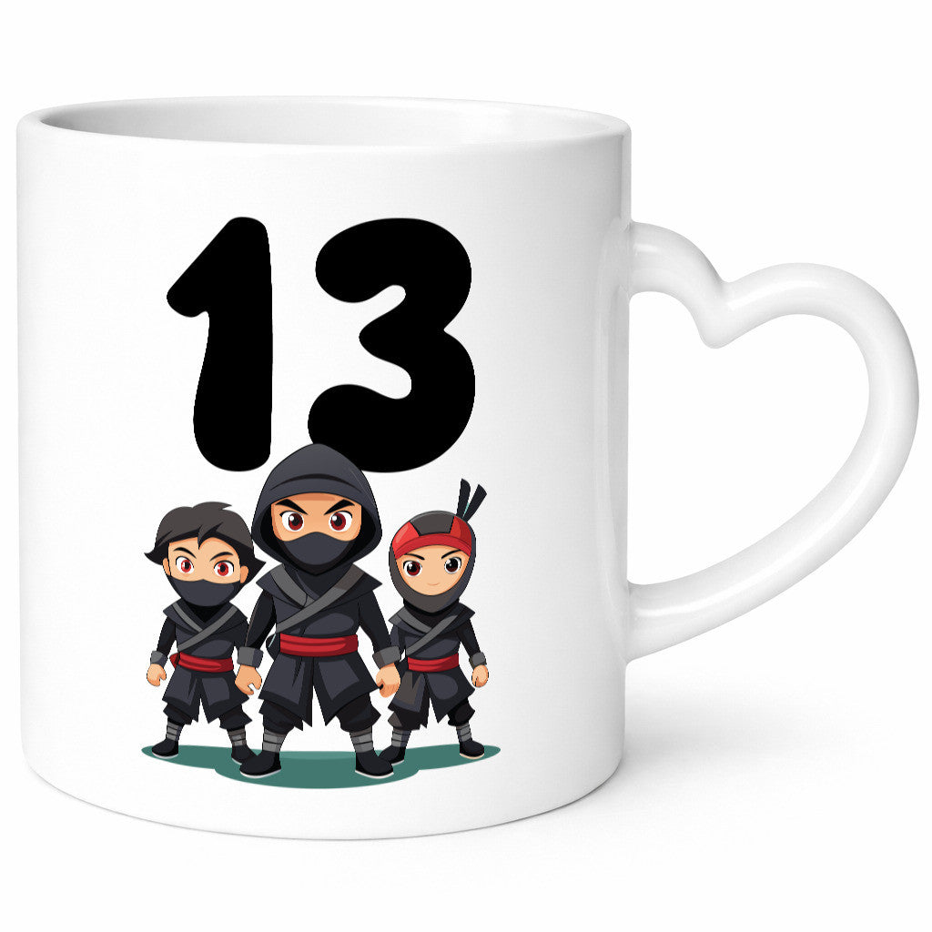 13. Geburtstag | 13 Jahre Ninja Geschenk Geschenkidee lustiger Spruch Tasse