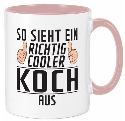 Richtig Cooler Koch | Chefkoch Humor Arbeit Kollegen Büro Geschenkidee Tasse