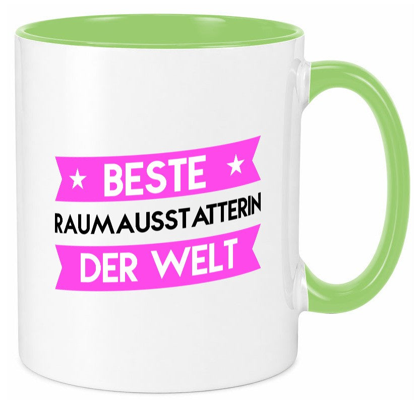 Beste Raumausstatterin | Wohn Ausstatterin Geschenk Humor Geschenkidee lustiger Tasse