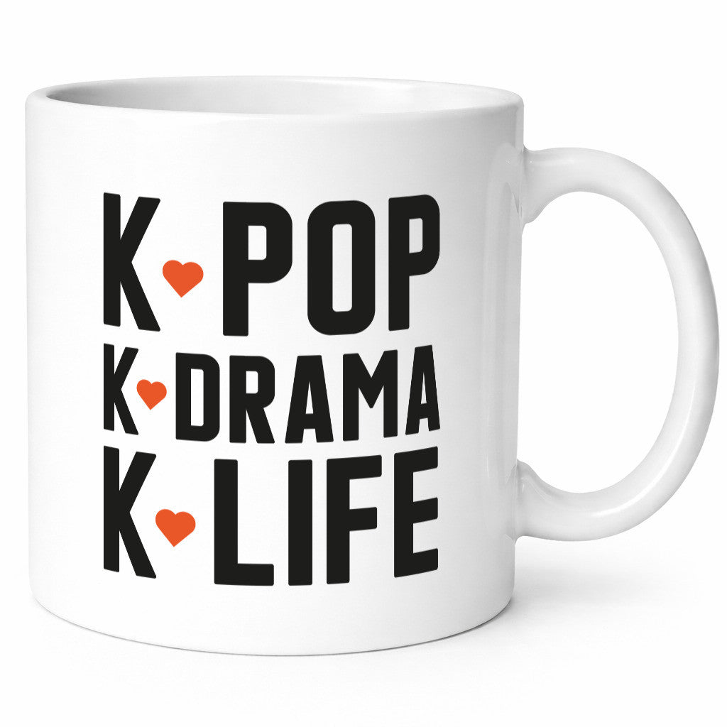 K-Pop Tasse | Pop Musik Jugendliche Mädchen lustiger Spruch Geschenk Humor