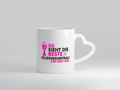 Die Weltbeste Feuerwehrfrau | Feuerwehr lustiger Spruch Geschenk Humor