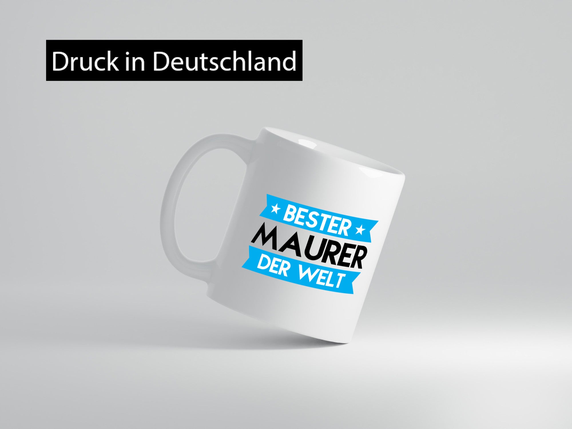 Bester Maurer | Bau Handwerker Geschenk Humor Geschenkidee lustiger Spruch Tasse