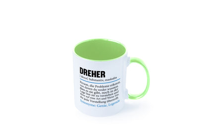 Dreher Humor | Fräser Zerspannungsmechaniker Geschenkidee Tasse