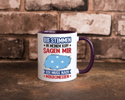Mikronesien | Urlaub Stimmen in meinem Kopf Traumland Geschenk Humor