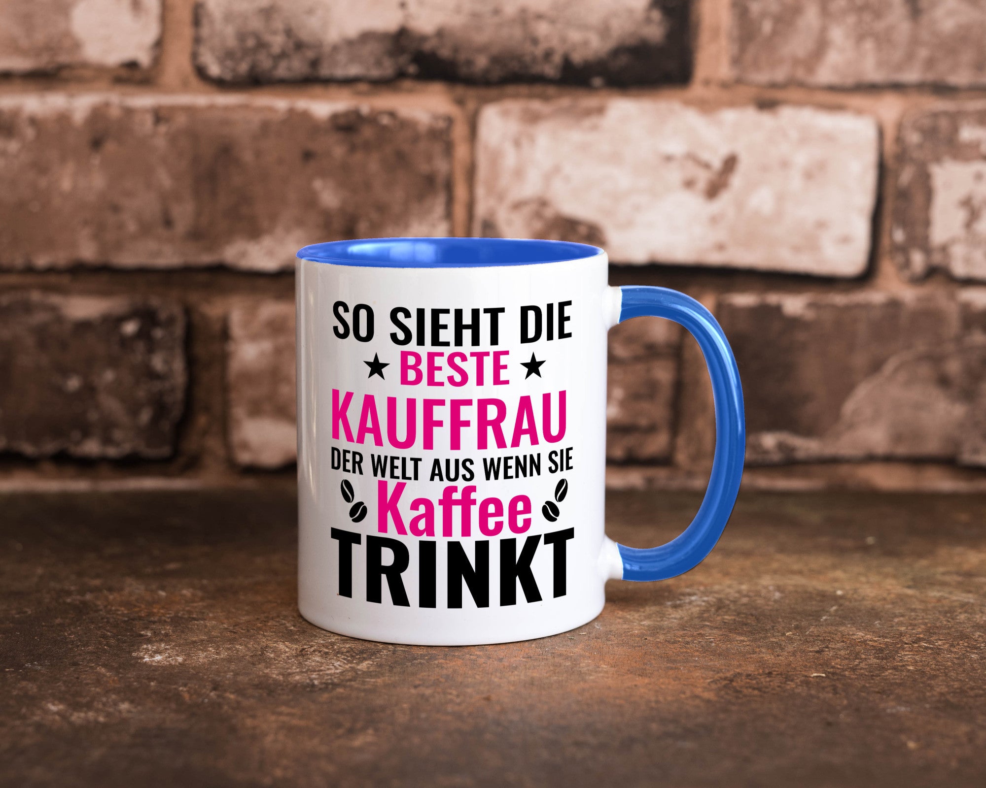 Kaffee trinkt: Kauffrau | Kauffrauen lustiger Spruch Geschenk Humor