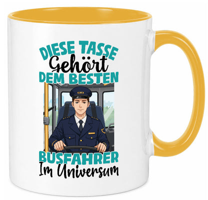 Im Universum: Busfahrer | Berufsfahrer Fahrer lustig Arbeit Kollegen Büro Tasse