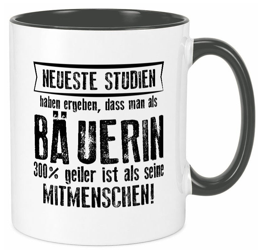 Neuste Studien: Bäuerin | Bauernhof Landwirtschaft Humor Geschenkidee Tasse