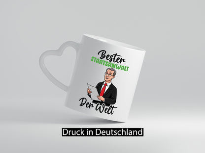 Bester Staatsanwalt | Anwalt Jurist v2 Geschenkidee Humor Tasse